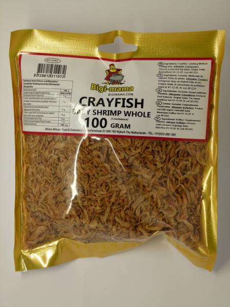 Bigi Mama Crayfish Baby Shrimp Whole (Crusteance), Nettogewicht 100g
